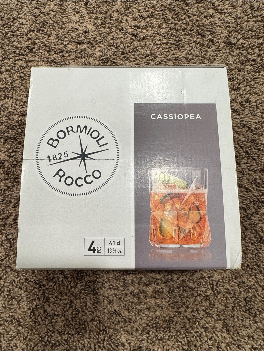 Bormioli Rocco Cassiopea Clear Glass Tumblers - Clear (Set of 4)